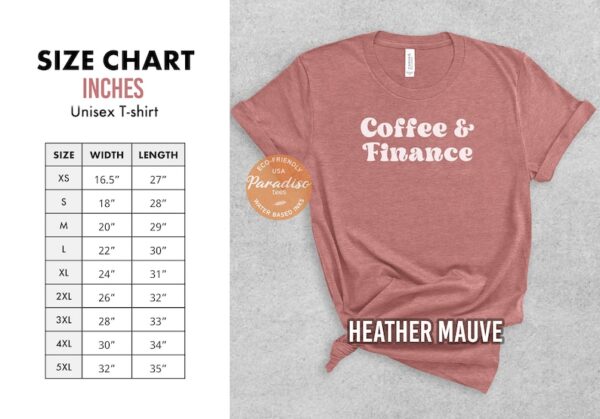 COFFEE and FINANCE Shirt | Cute Finance Shirt | Financial Manager T-shirt | Finance Grad Gift | Female Accounting Shirt | Soft Premium Tee - Image 5