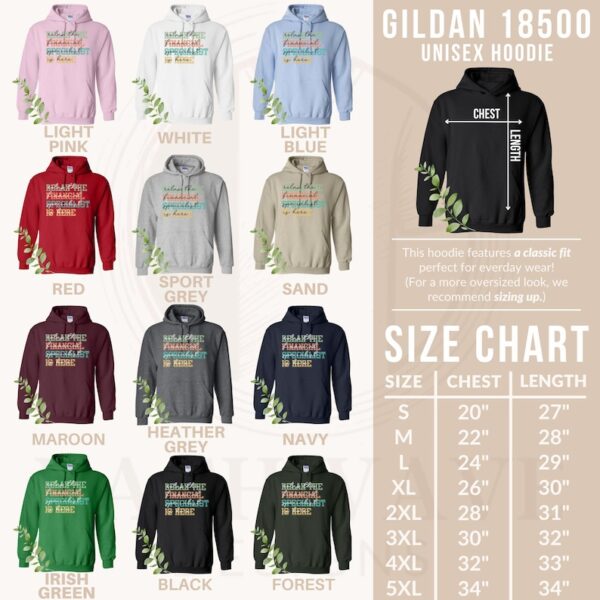 Relax The Financial Specialist Is Here TShirt, Financial Professional Shirt, Funny Accountant Tee, Accountant Gift Sweatshirt, Cozy Crewneck - Image 4